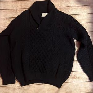 Men’s Standun 100% Merino Wool Shawl Collar sweater size XXL